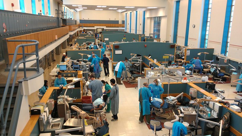 Dental school provides services to the poor