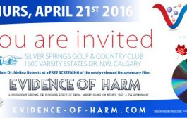 Canadian debut of Evidence of Harm 04-21-2016