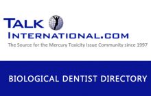 Talk International Mercury Safe Dentist Directory