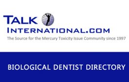 Talk International Mercury Safe Dentist Directory