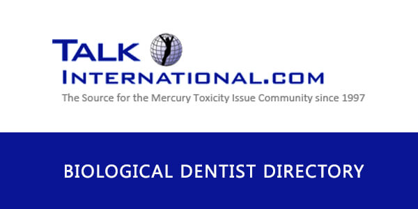 Talk International Mercury Safe Dentist Directory